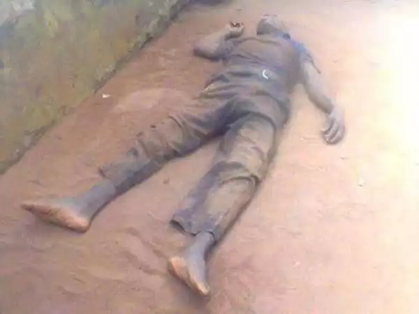 Residents in Shock as Unknown Force Strikes Dead a Serial Juju Killer After Making Him to Confess in Abia (Photo)